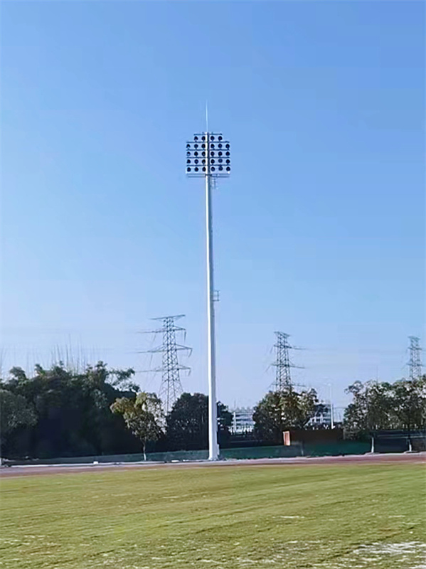20220310温州大学亚运会训练场35米28800W爬梯式高杆灯-2